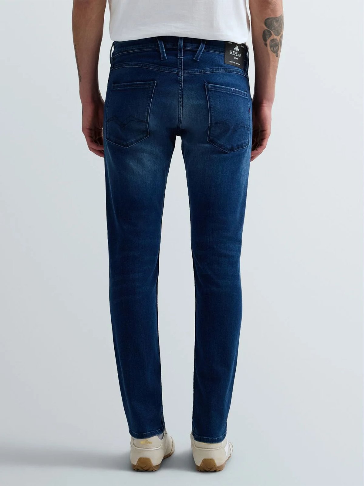 Replay Anbass Powerstretch Medium Blue