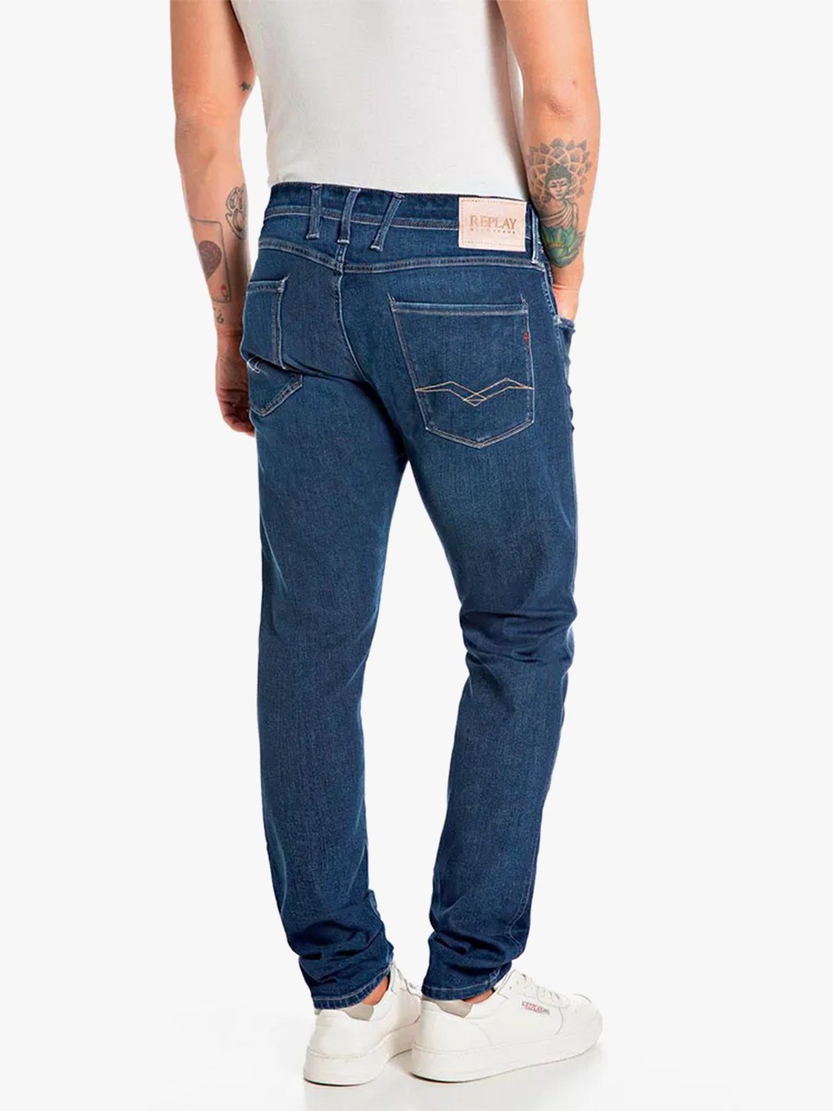 Replay Grover Comfortstretch Dark Blue Denim