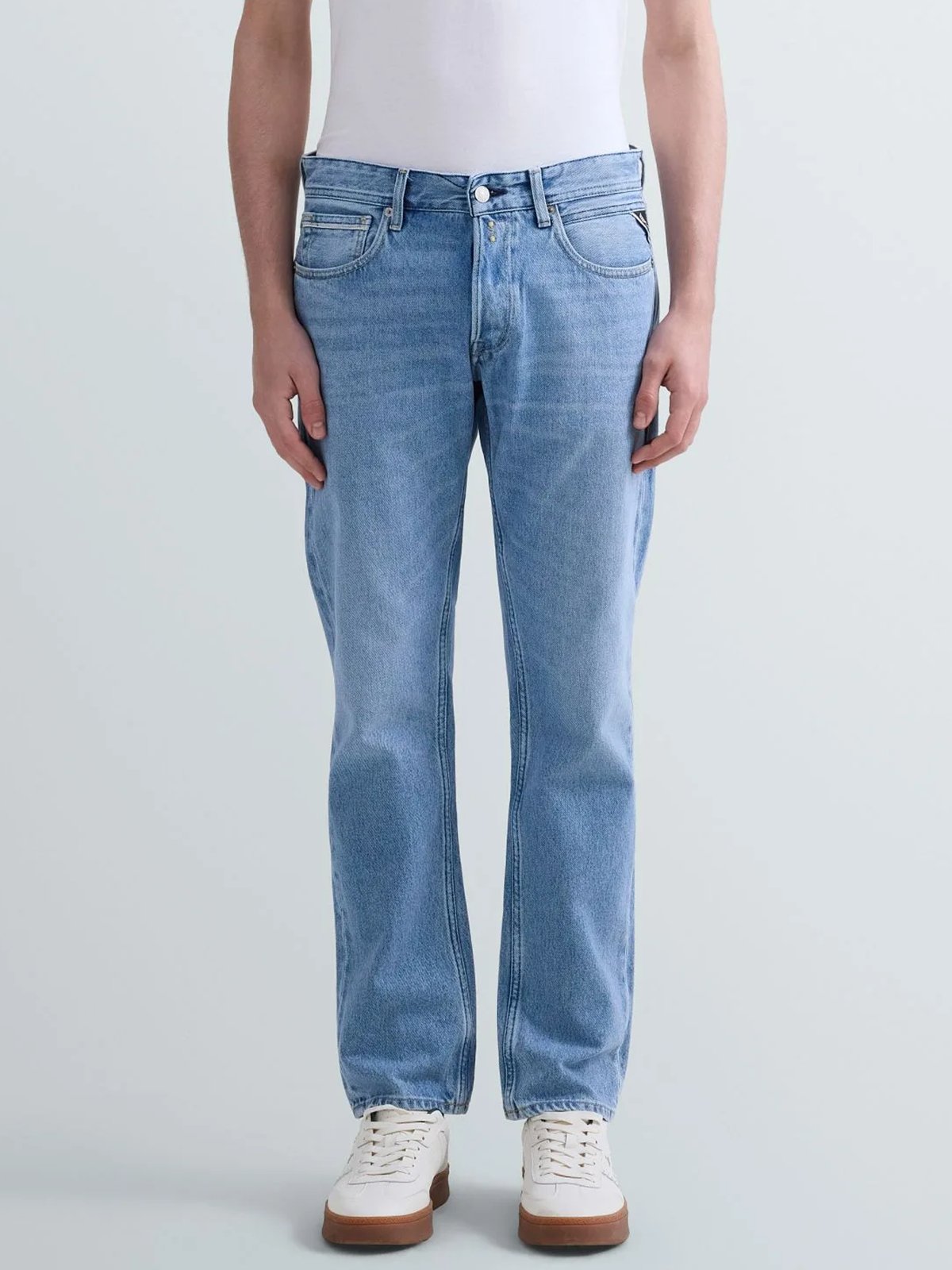 Replay Grover Non Stretch Light Blue