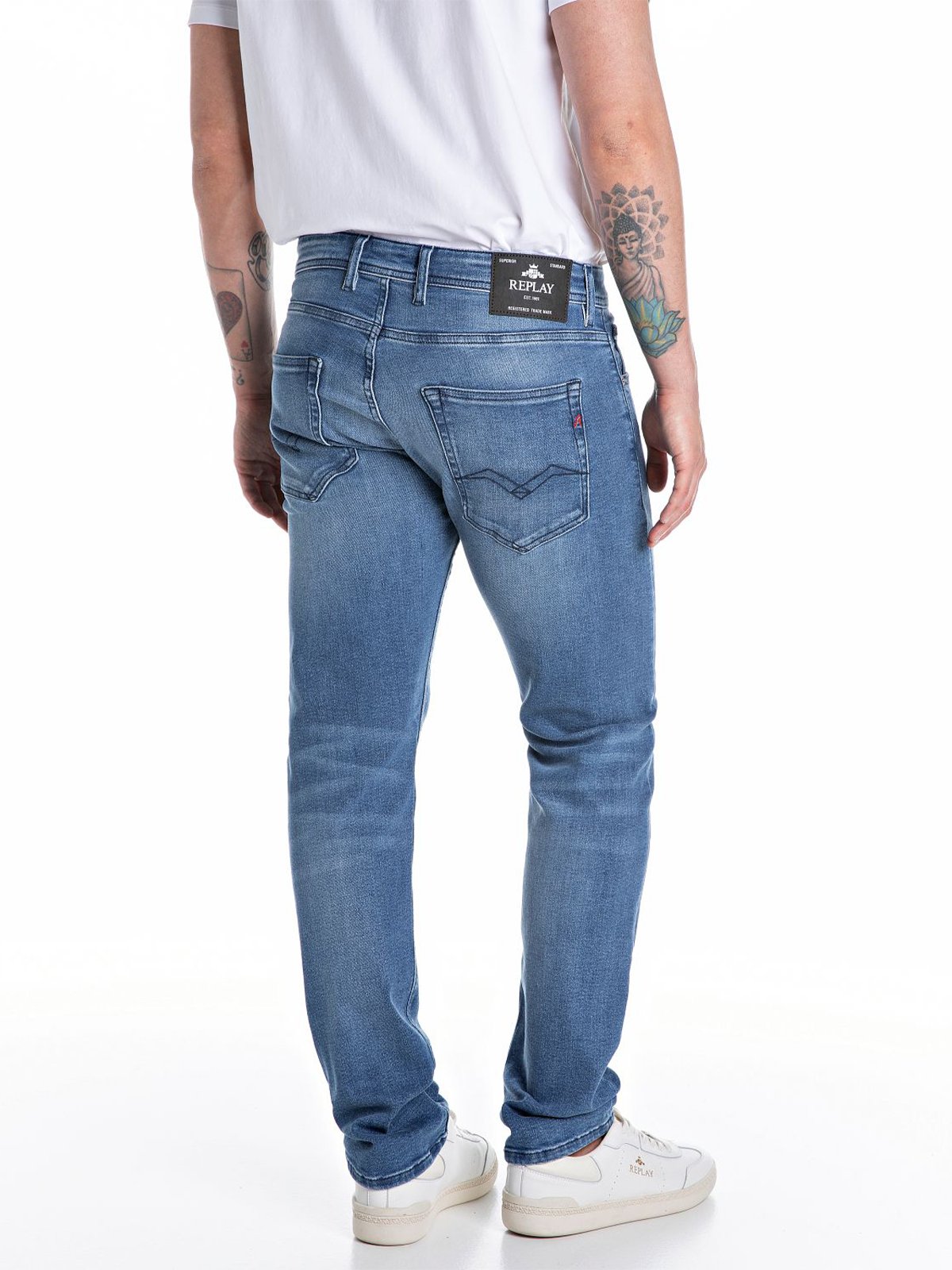 Replay Grover Powerstretch Denim