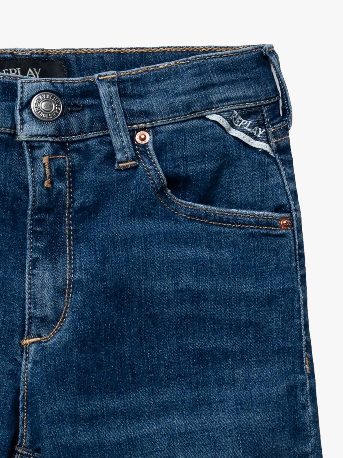 Replay Nellie Skinny High Waist Medium Blue