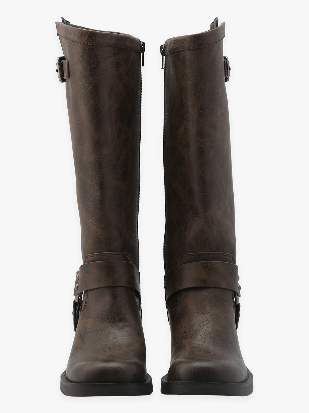 Roberto Rosso Camperos High Buckle Brown