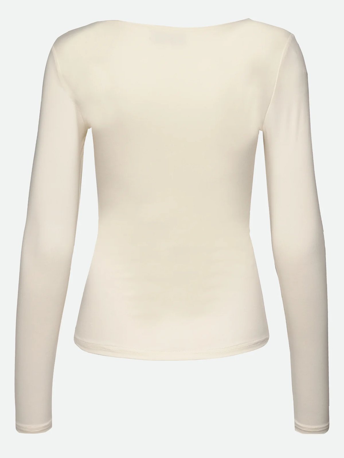 Rosemunde Billie Reversible Long Sleeve Short T-shirt Ivory