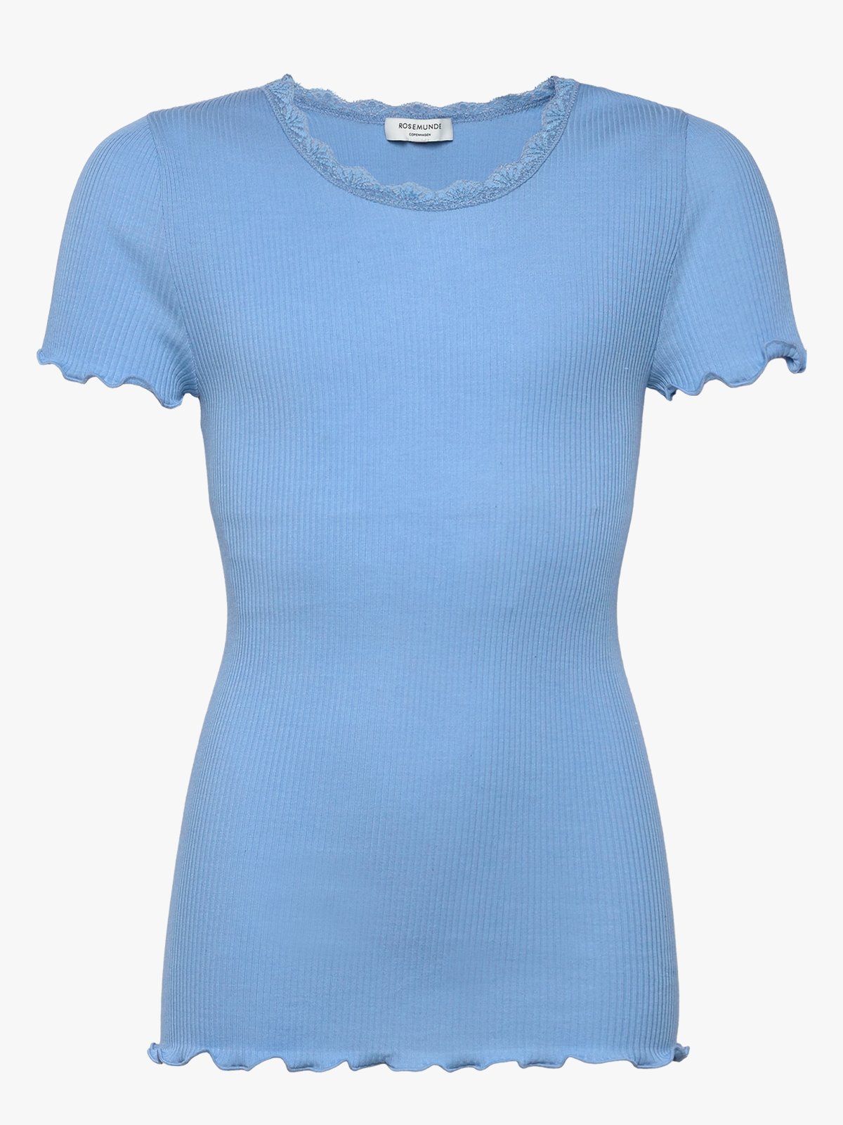 Rosemunde Balta Short Sleeve Regular Lace T-shirt Blue Heaven