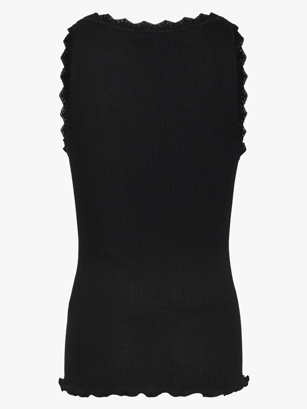 Rosemunde Balta Sleeveless Short Lace Top Black