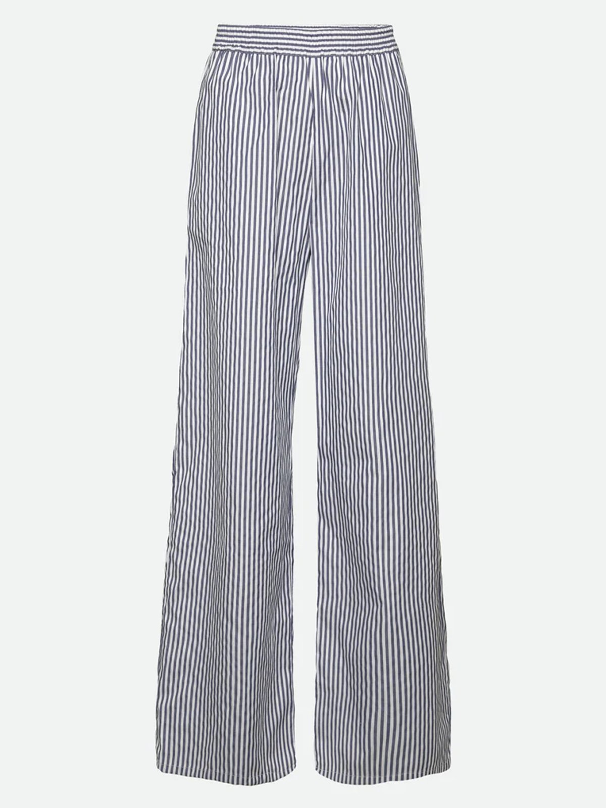 Rosemunde Ivy Straight Trousers Navy Stripe