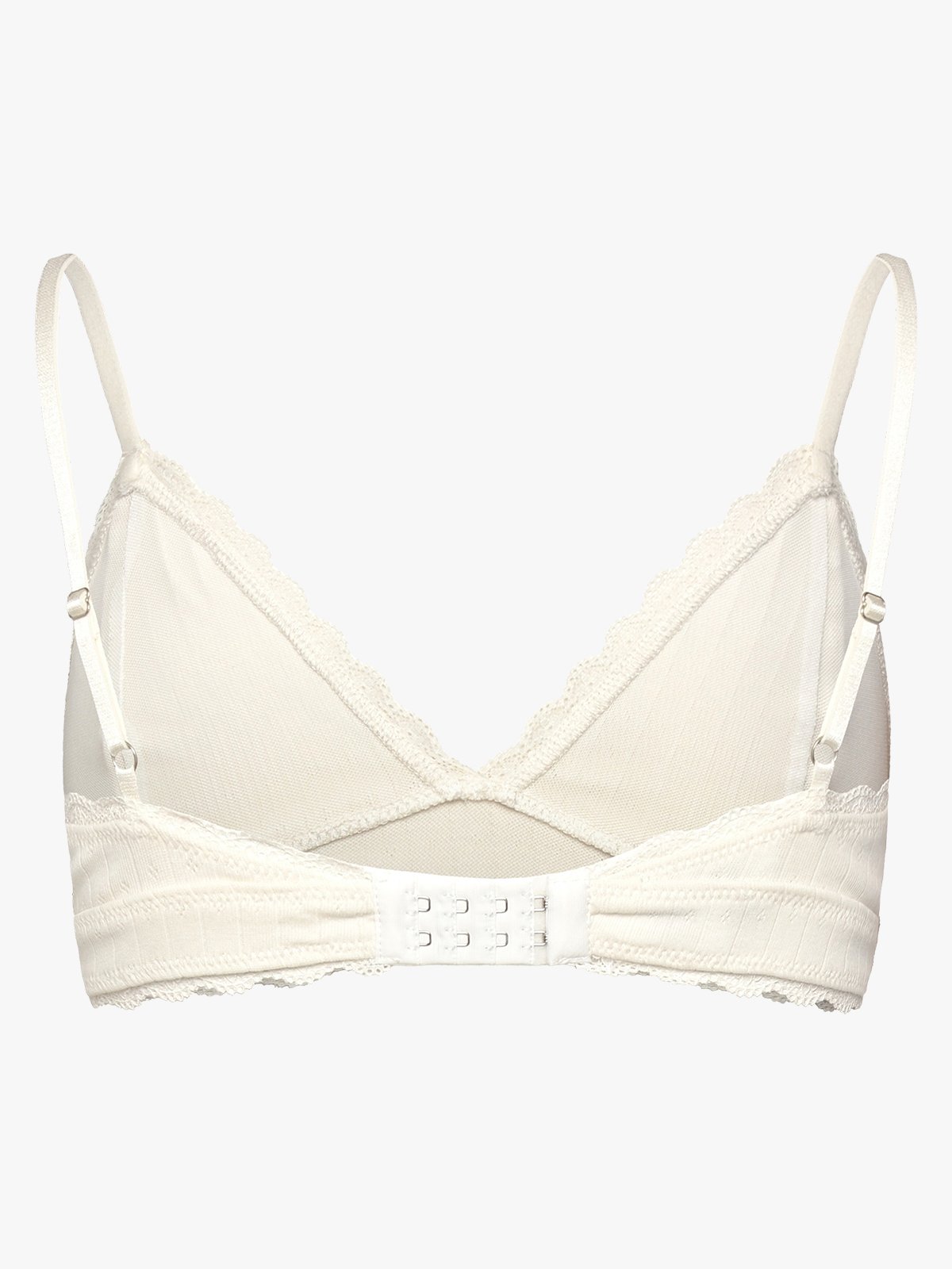 Rosemunde Belmo Pointelle Bra Cloud Dancer