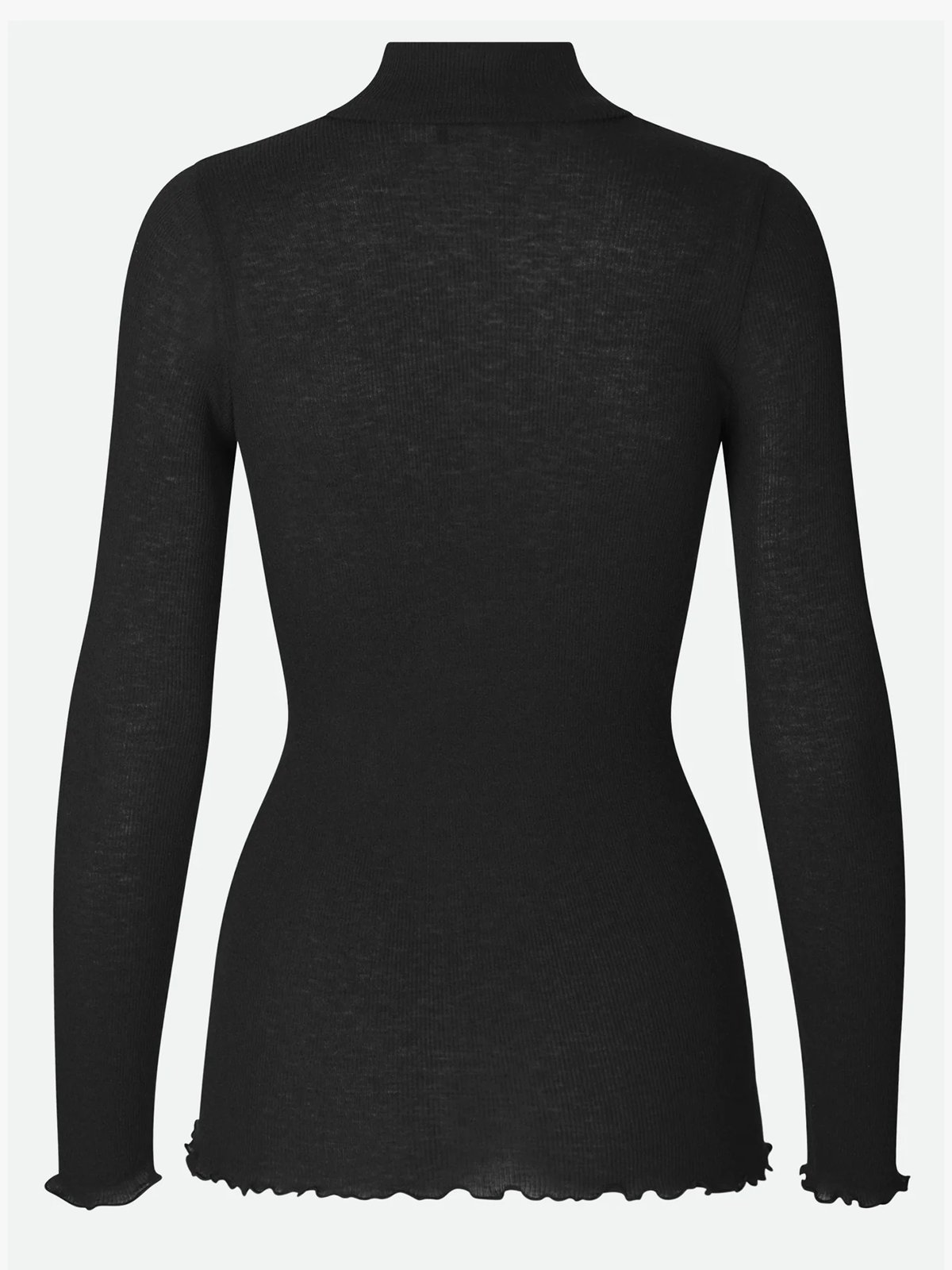 Rosemunde Burlington Long Sleeve Regular T-neck Black