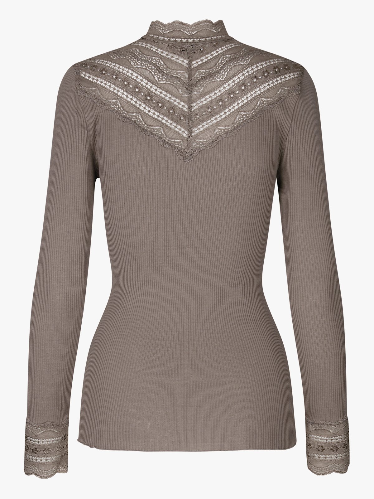 Rosemunde Benita Silk T-shirt w/lace Falcon