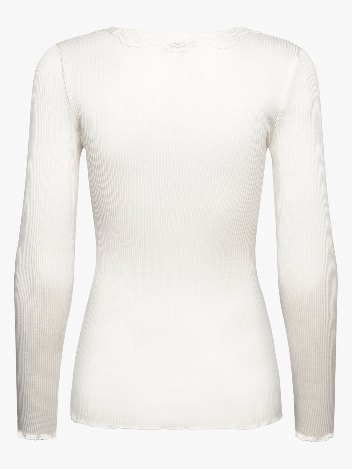 Rosemunde Babette Silk T-Shirt W/ Lace Beige