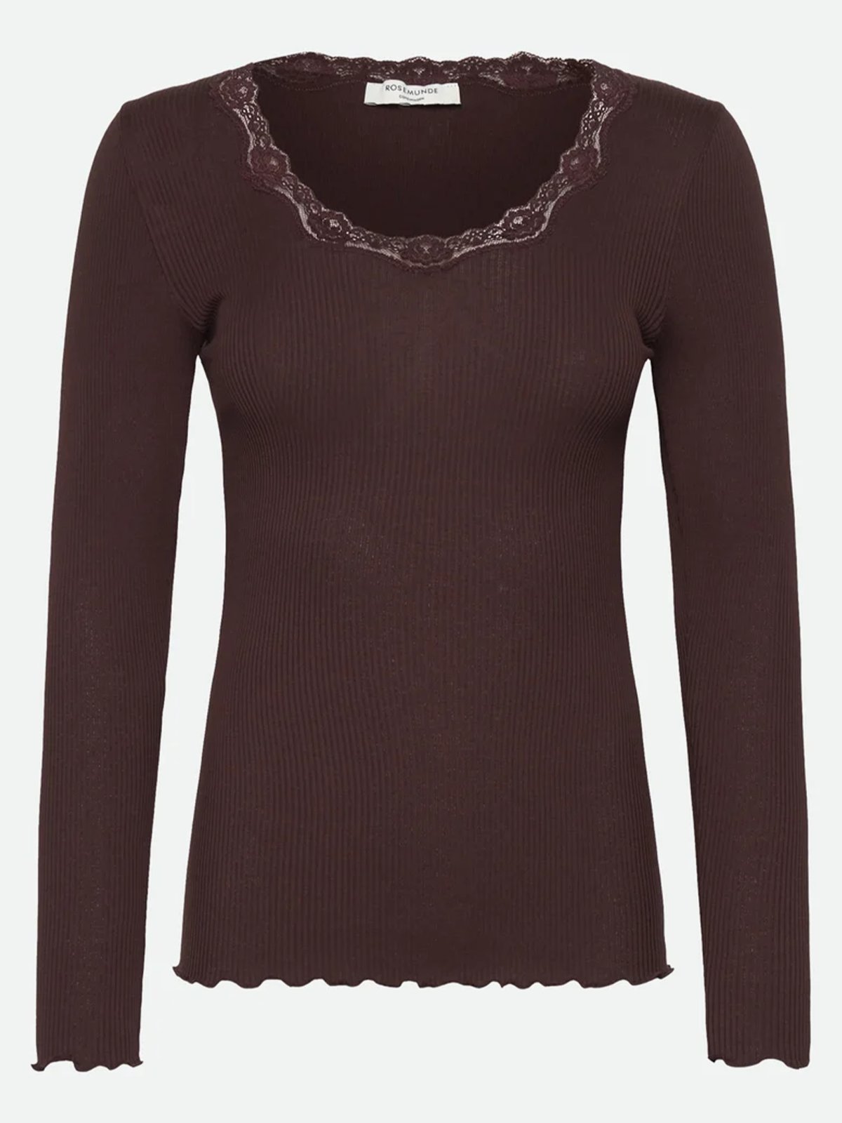 Rosemunde Babette Silk T-Shirt W/ Lace Mole