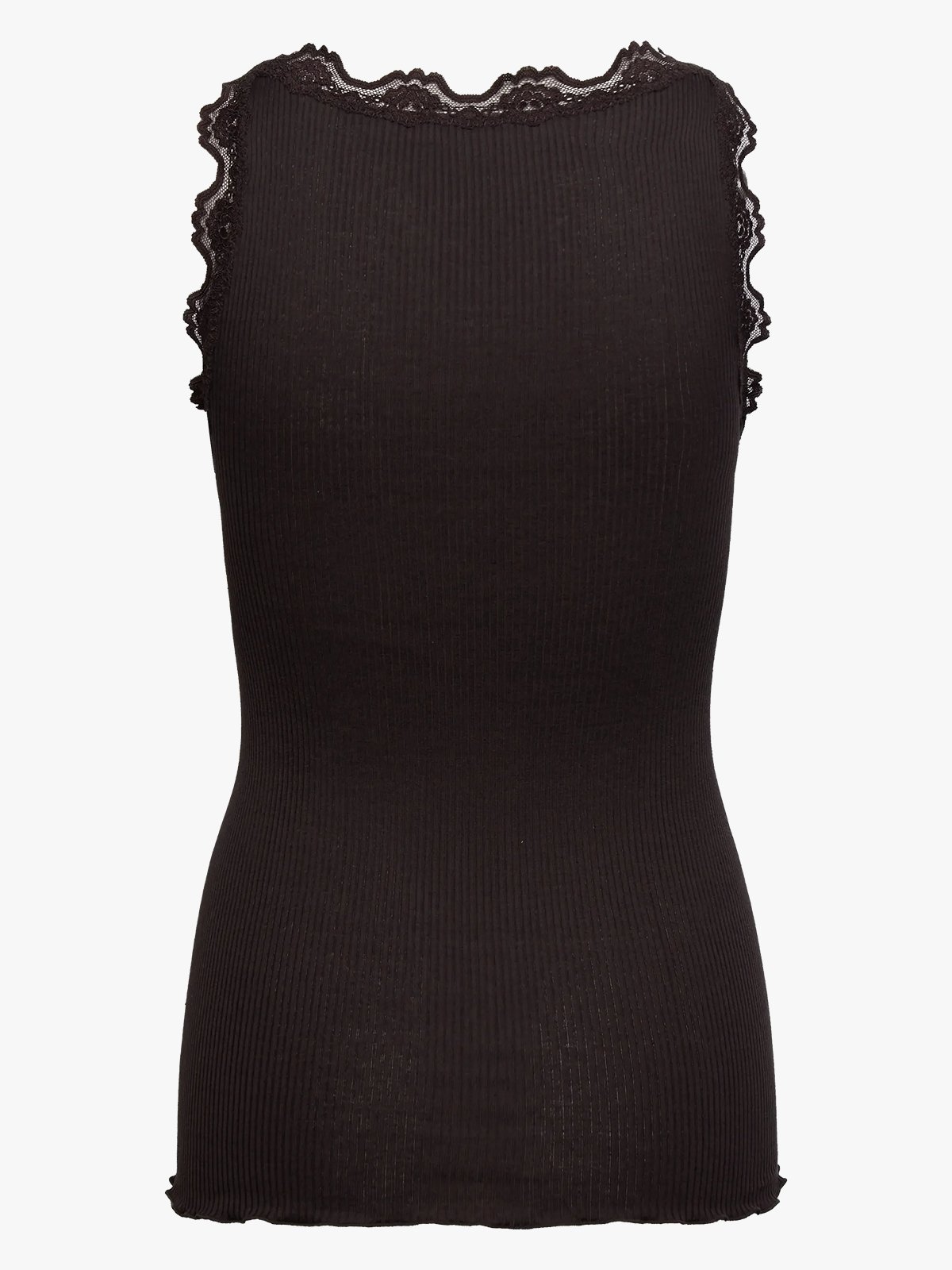 Rosemunde Babette Silk Top With Lace Ganache