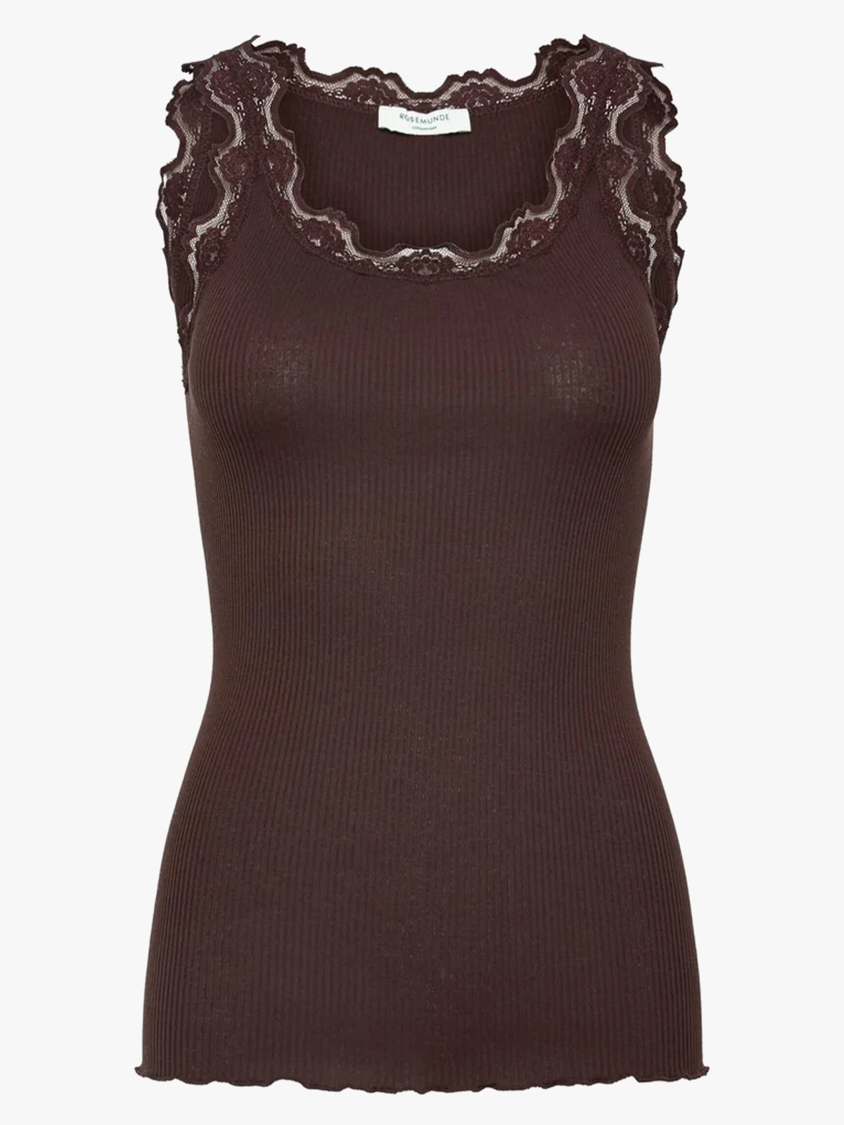 Rosemunde Babette Silk Top With Lace Mole