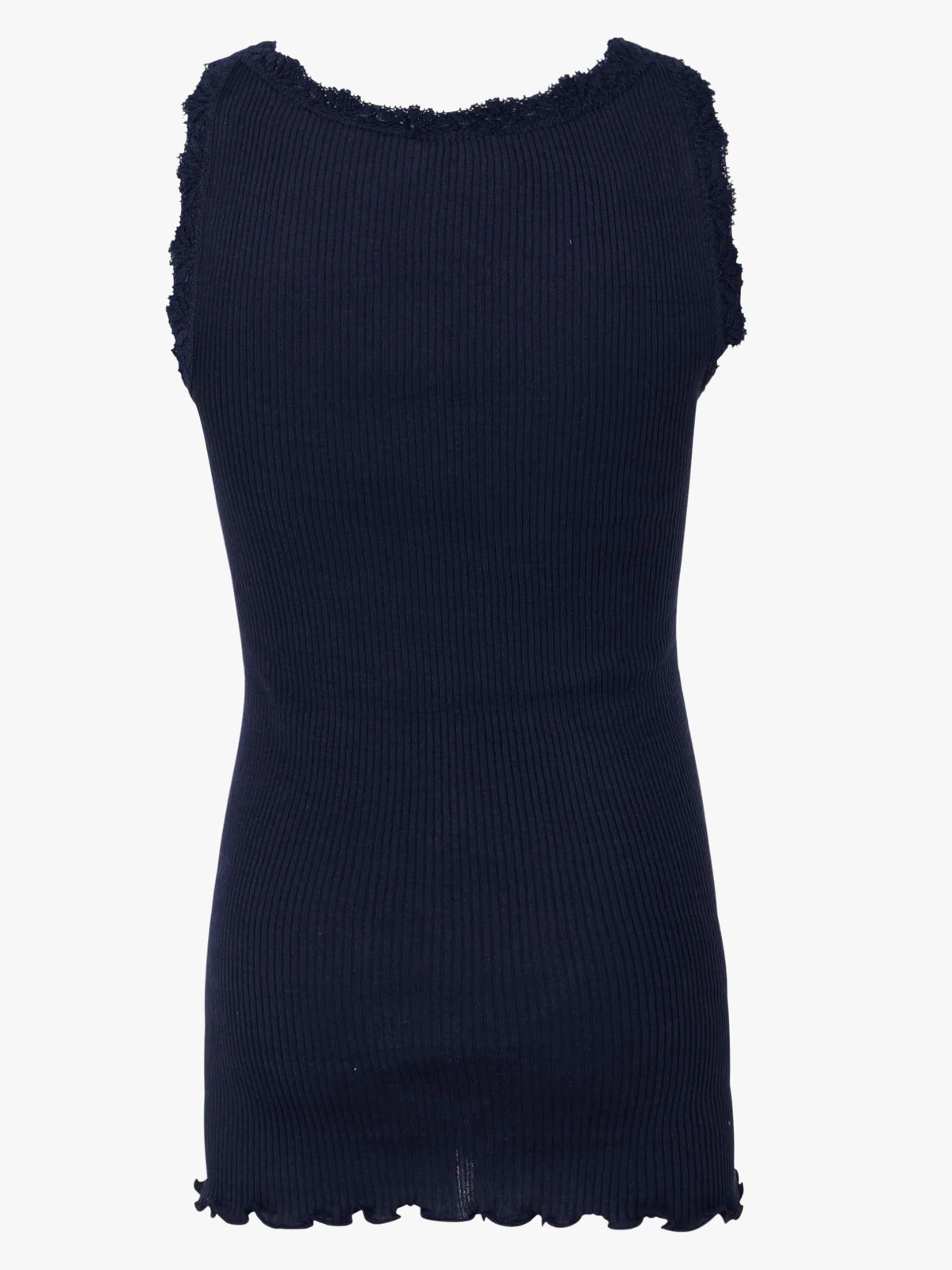 Rosemunde Beatha Silk Strap Lace Top Navy