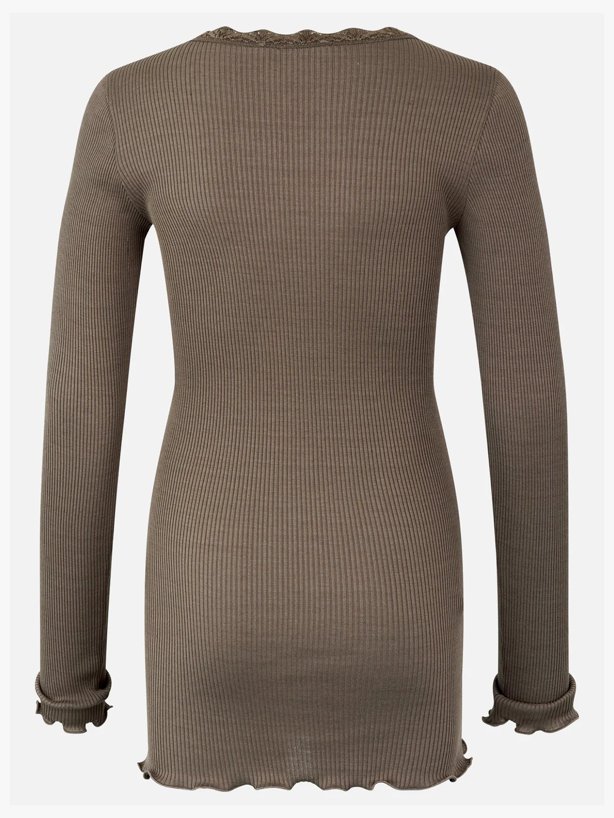 Rosemunde Beatha Long Sleeve Lace Top Falcon