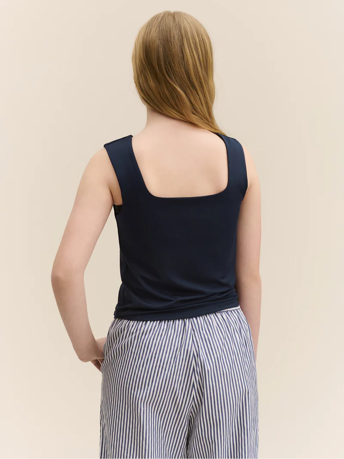 Rosemunde Billie Reversible SL Short Top Dark Blue