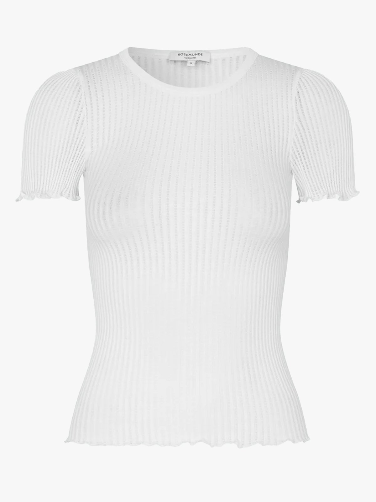 Rosemunde Belize Short Sleeve O-neck T-shirt New White