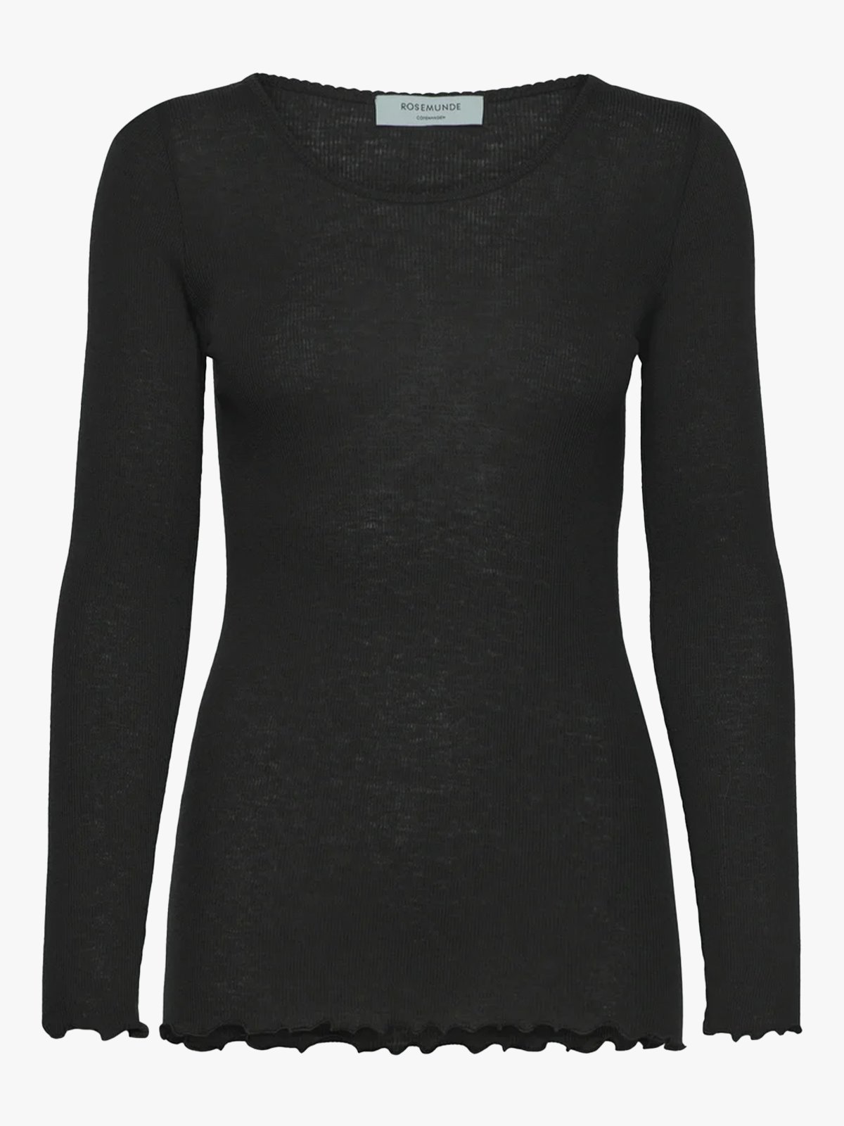 Rosemunde Burlington Long Sleeve Regular O-Neck Black