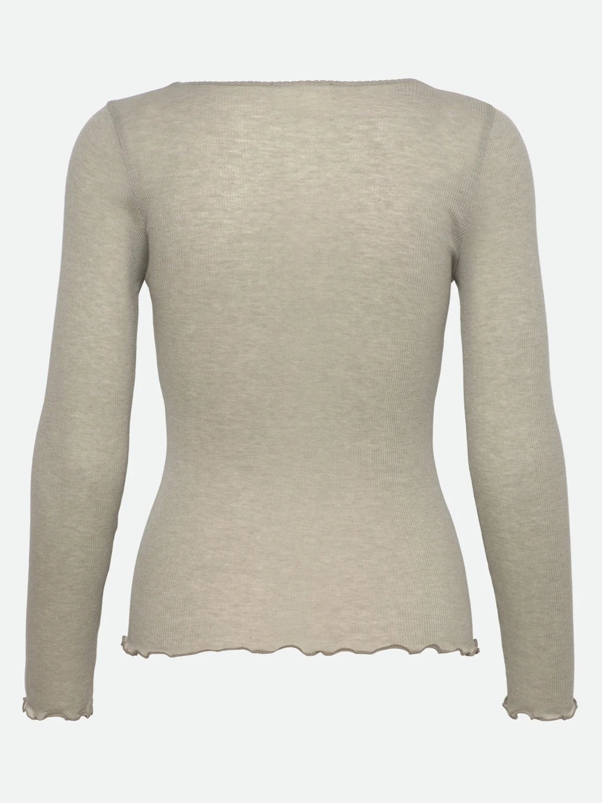 Rosemunde Burlington Long Sleeve Regular O-Neck Abbey stone