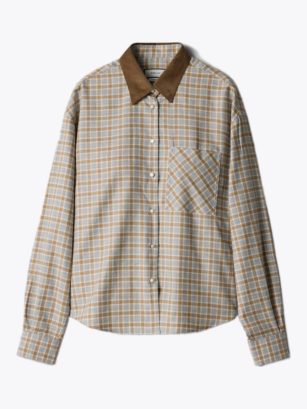Rebeloup Zoe Cropped Flannel Flerfarget