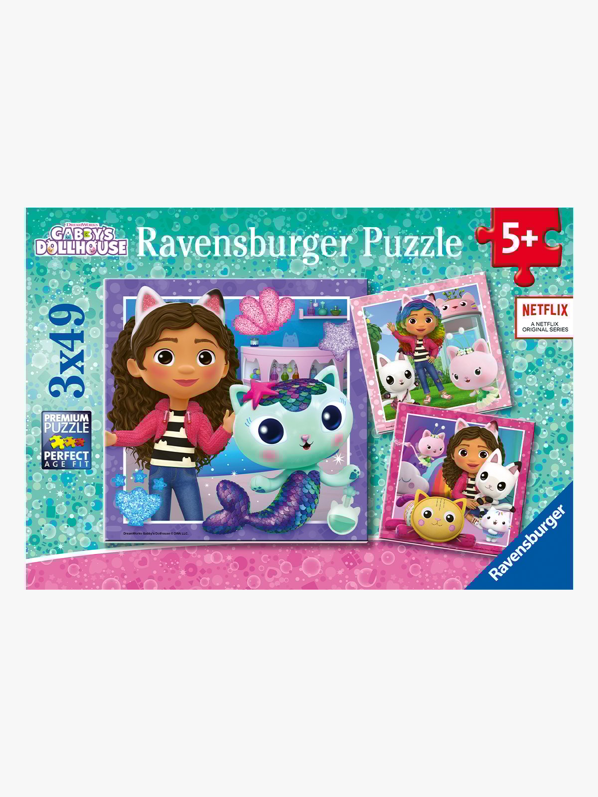 Ravensburger Gabby's Dukkehus 3x49p Flerfarget