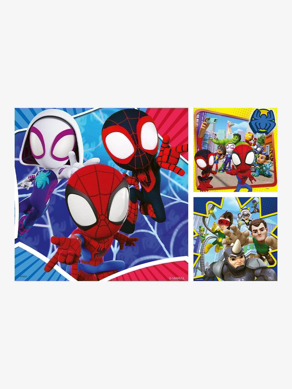 Ravensburger Spideys eventyr 3x49p Flerfarget