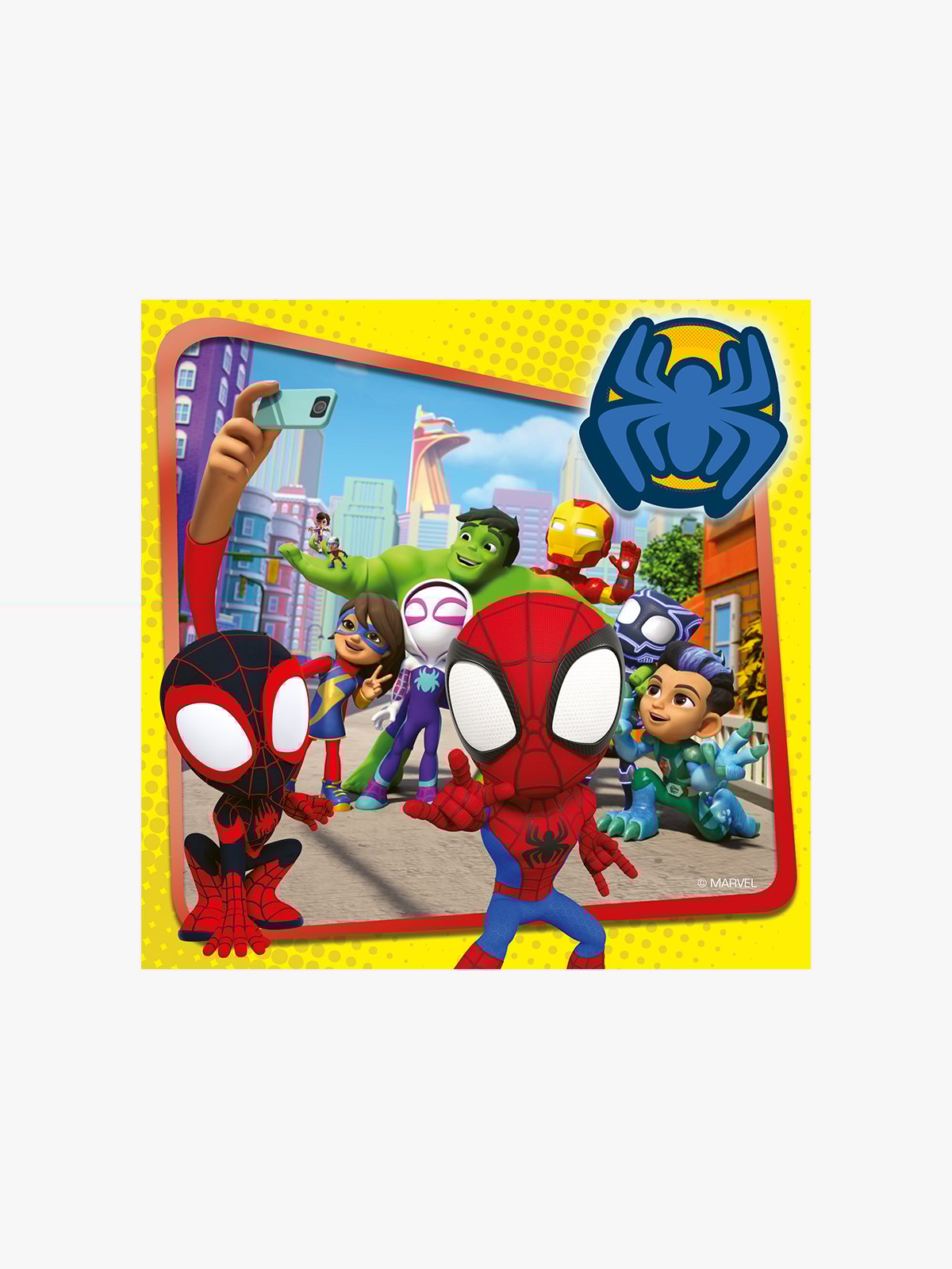 Ravensburger Spideys eventyr 3x49p Flerfarget