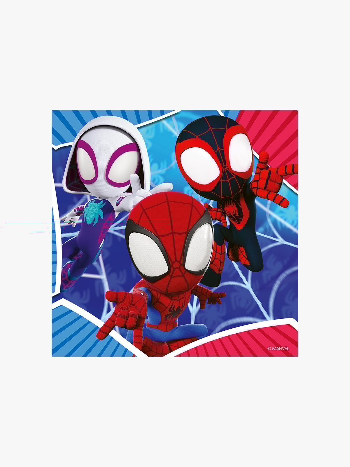 Ravensburger Spideys eventyr 3x49p Flerfarget