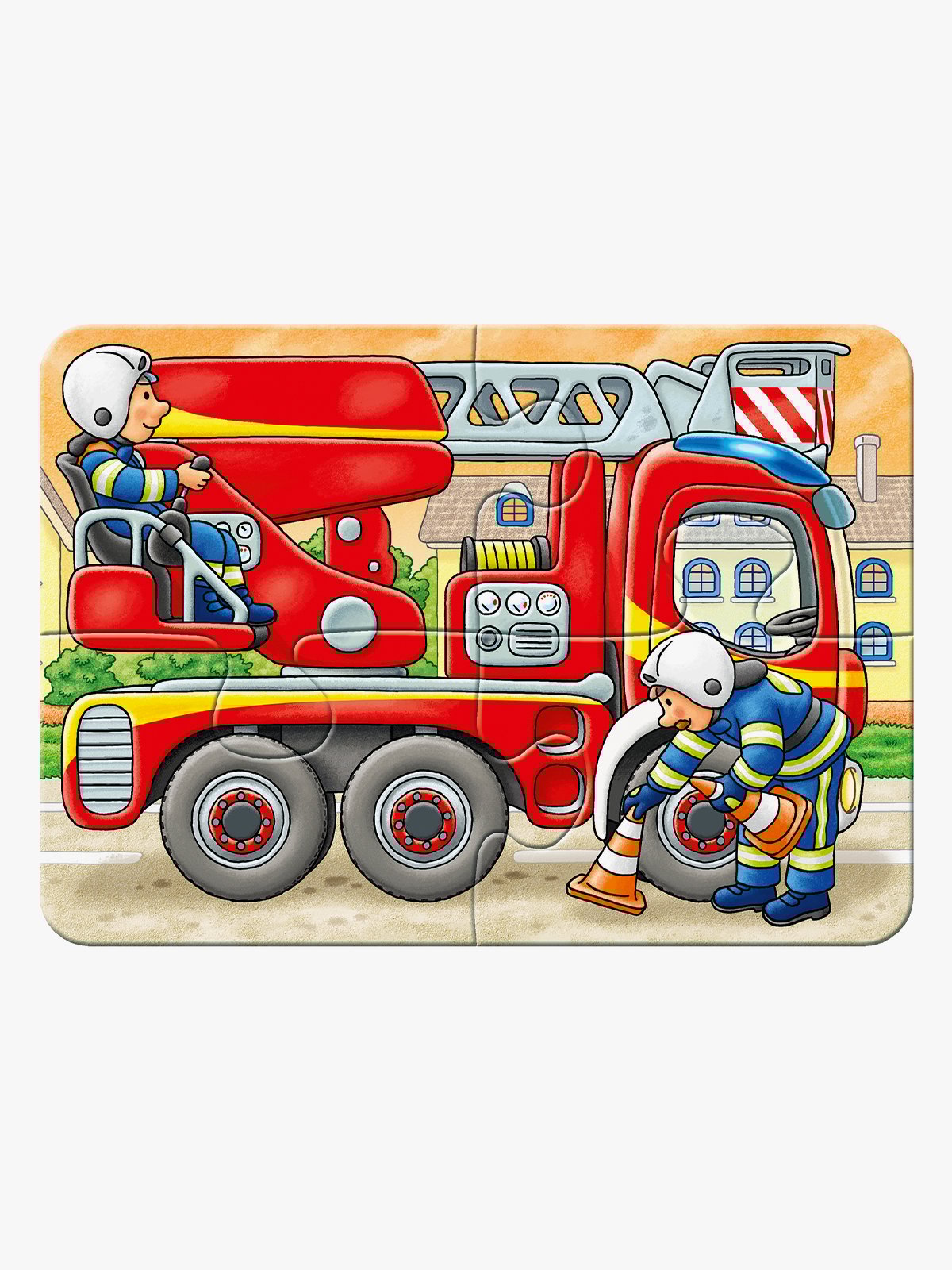 Ravensburger Traktorer og maskiner 2/4/6/8 deler Flerfarget