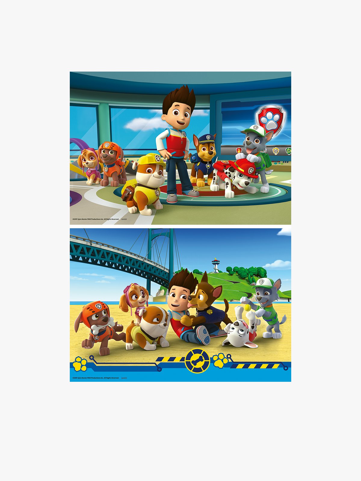 Ravensburger Paw Patrol m/venner 2x24p Flerfarget