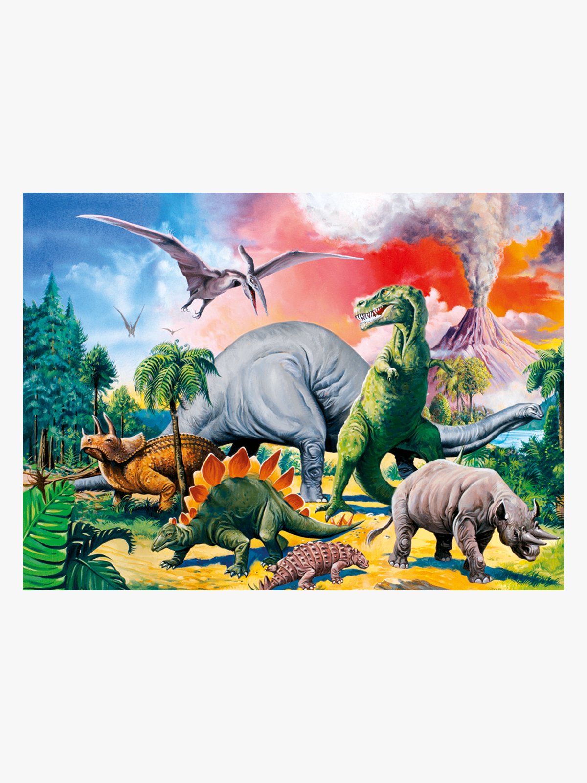 Ravensburger Dinosaurer 100 deler Flerfarget