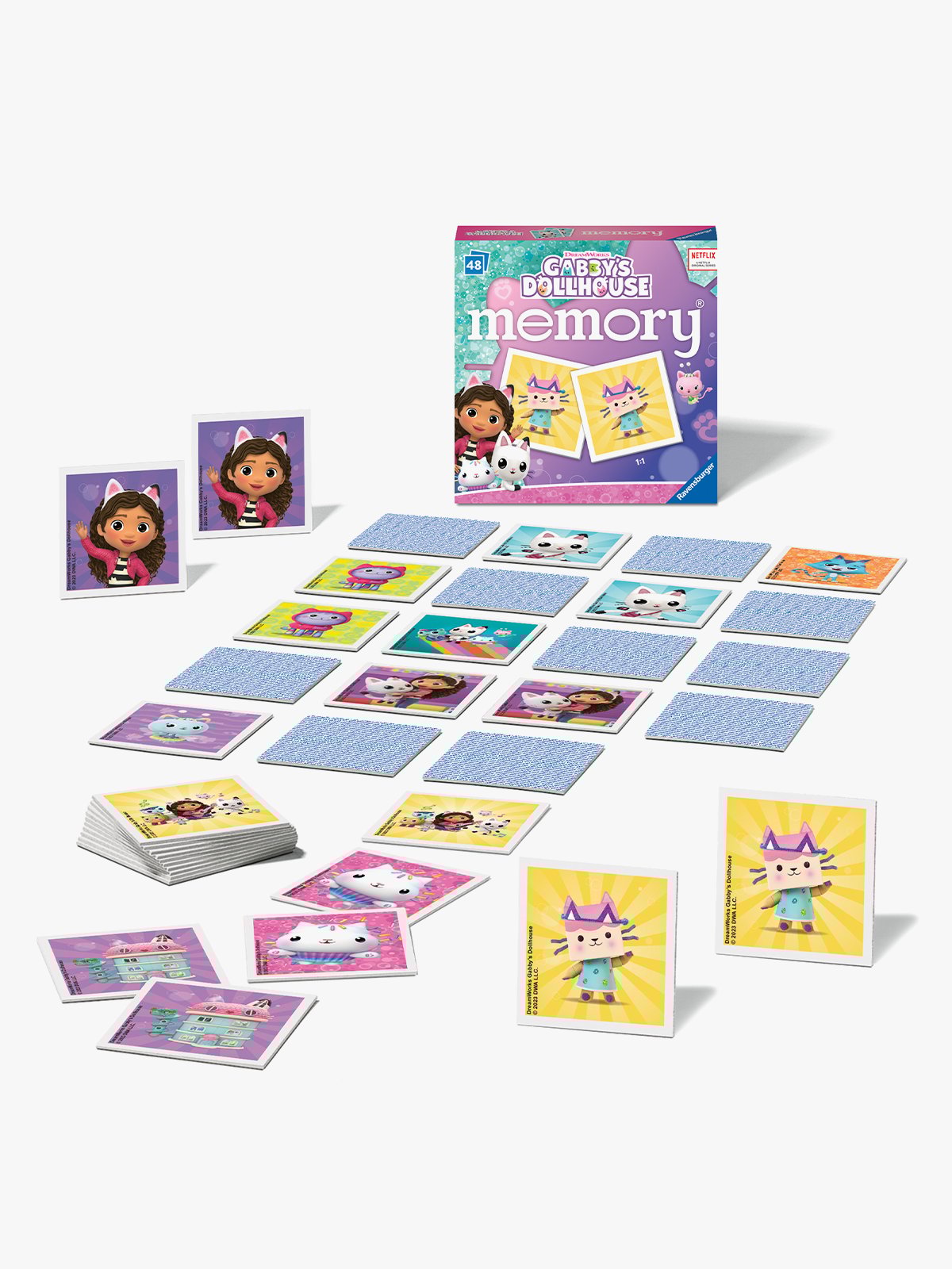 Ravensburger Gabby’s Dollhouse Mini memory® Flerfarget