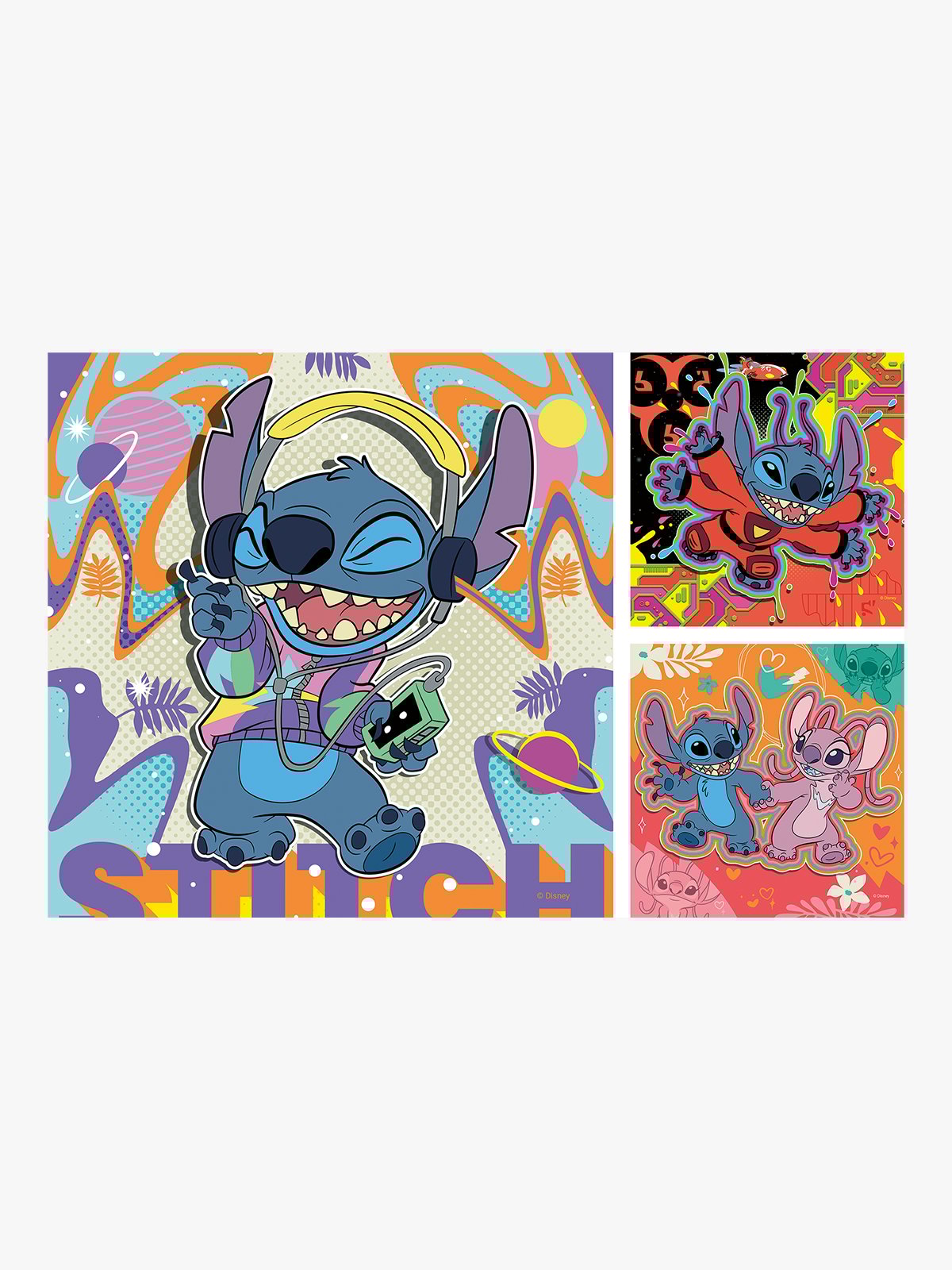 Ravensburger Disney Stitch 3x49p Flerfarget