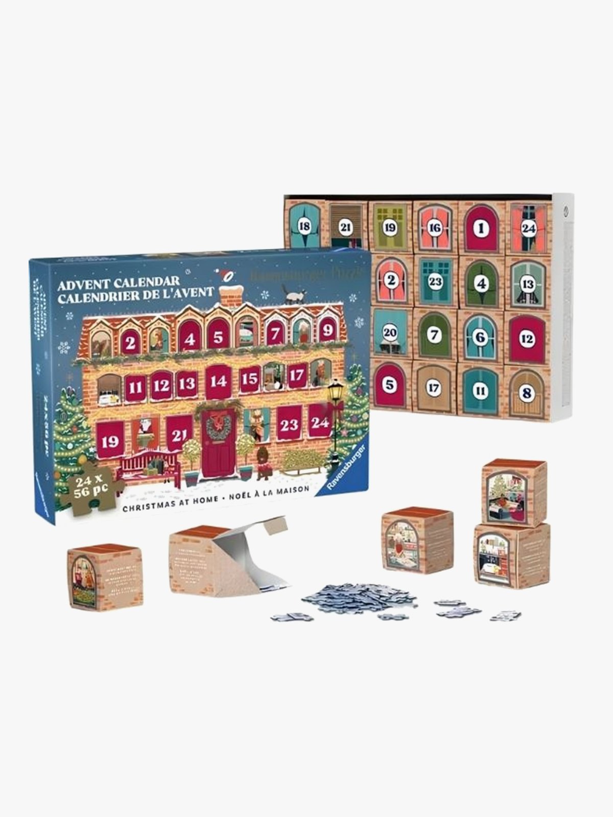 Ravensburger Puslespill Adventskalender 2026 Flerfarget