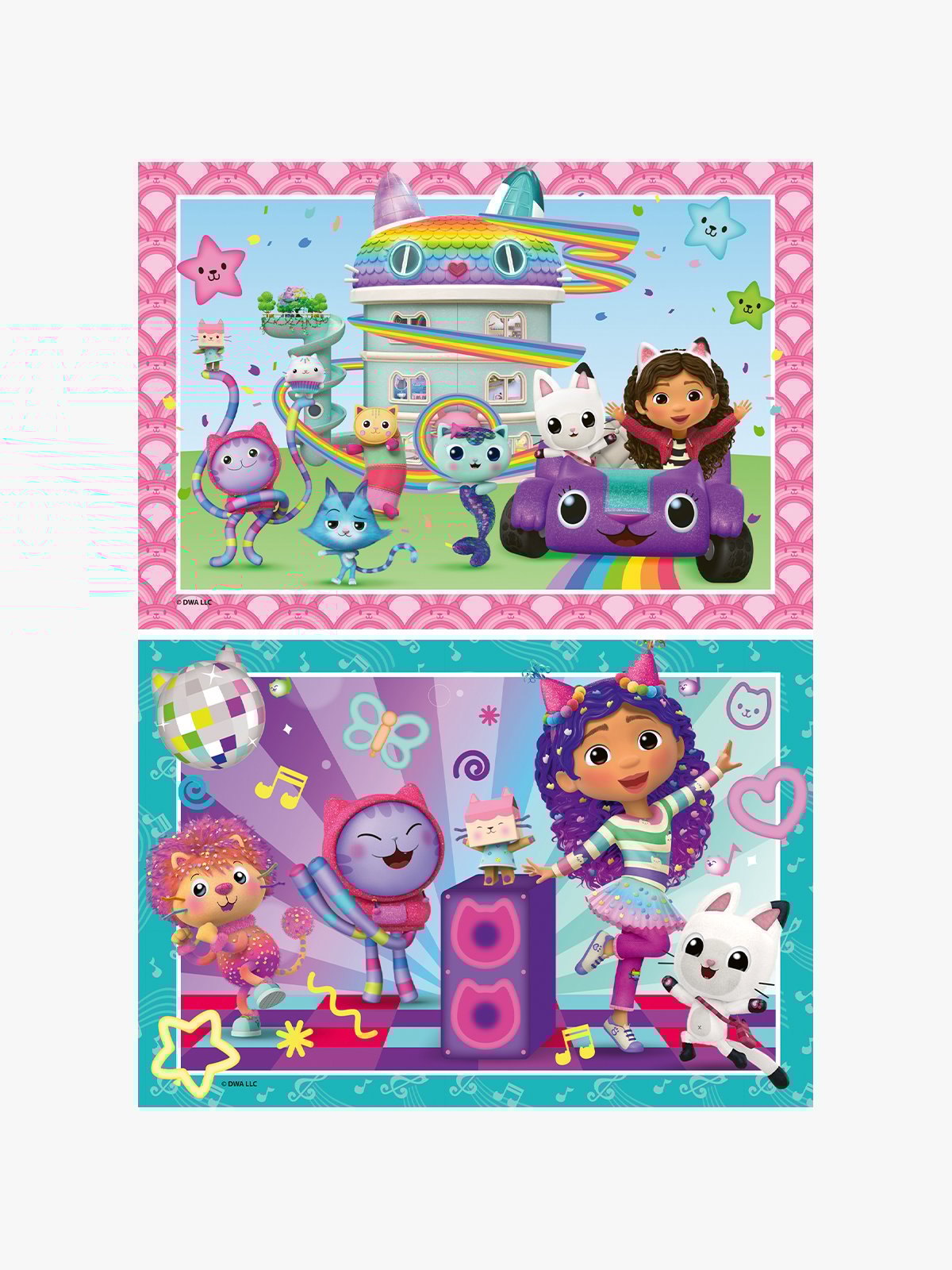 Ravensburger Gabbys dukkehus 2x24p Flerfarget