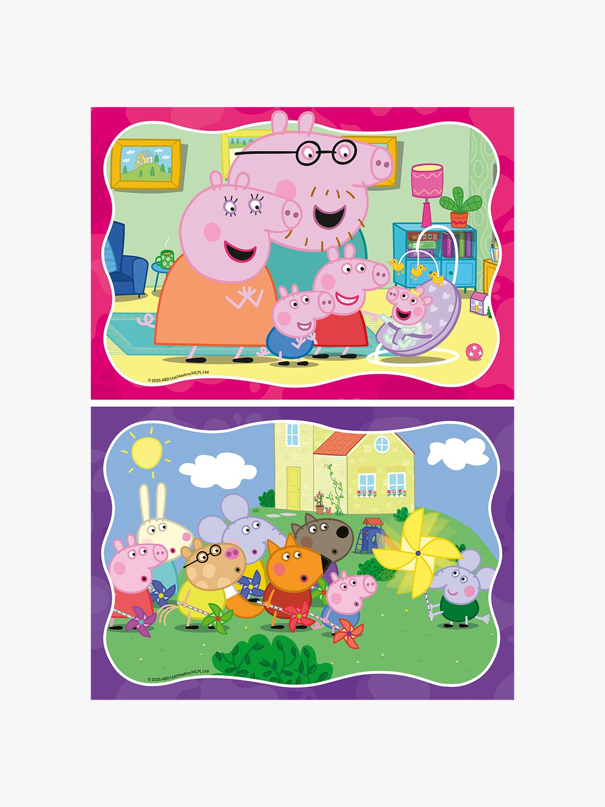 Ravensburger Peppa Gris,2 2x24p Flerfarget