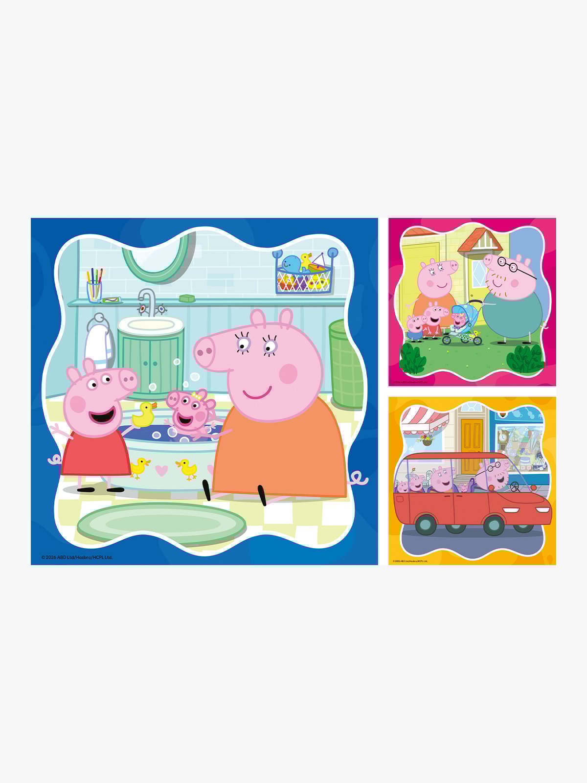 Ravensburger Peppa Gris 3x49p Flerfarget