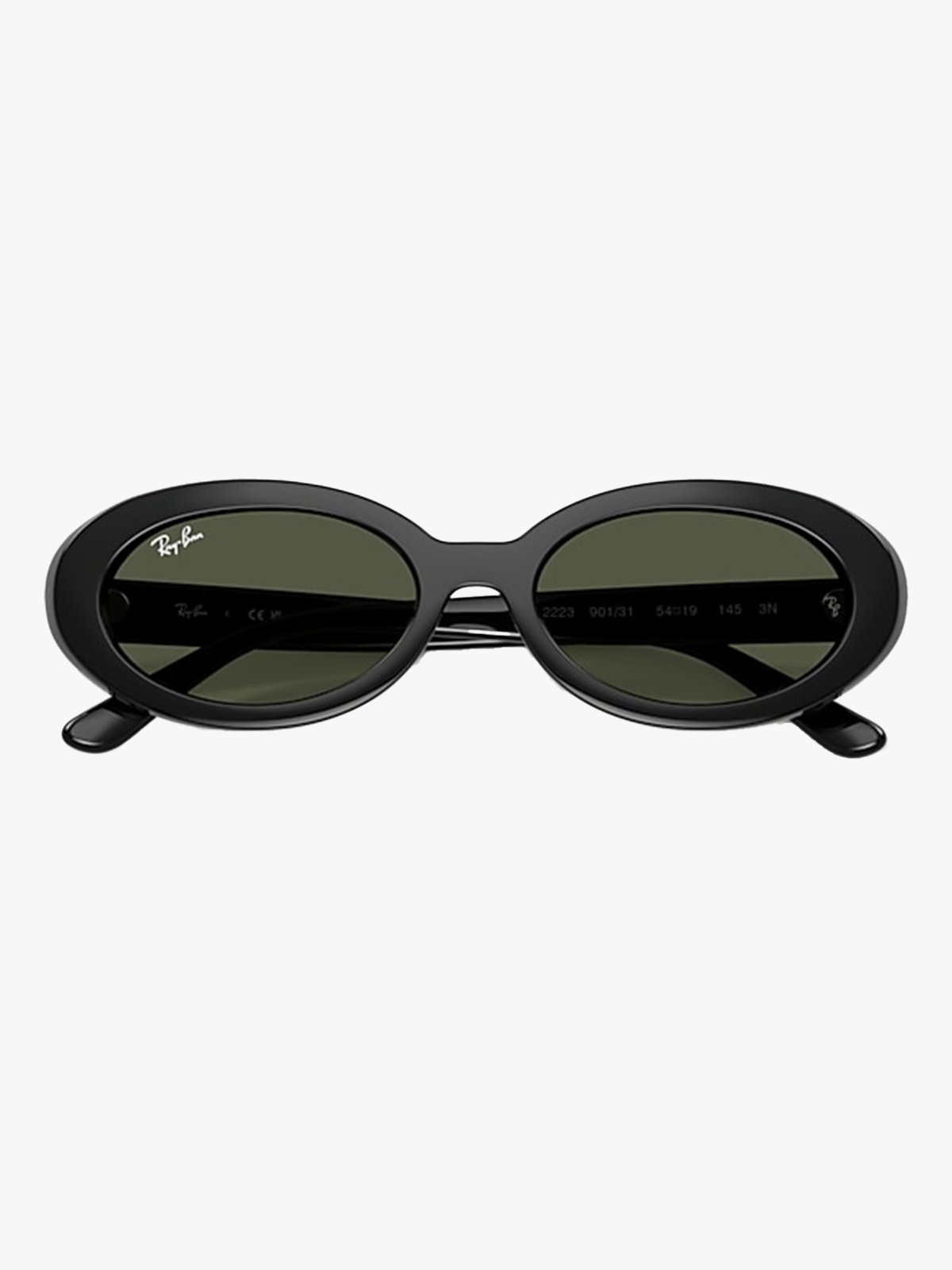 Ray-Ban 0RB2223 Frame: Polished Black / Lenses: Green