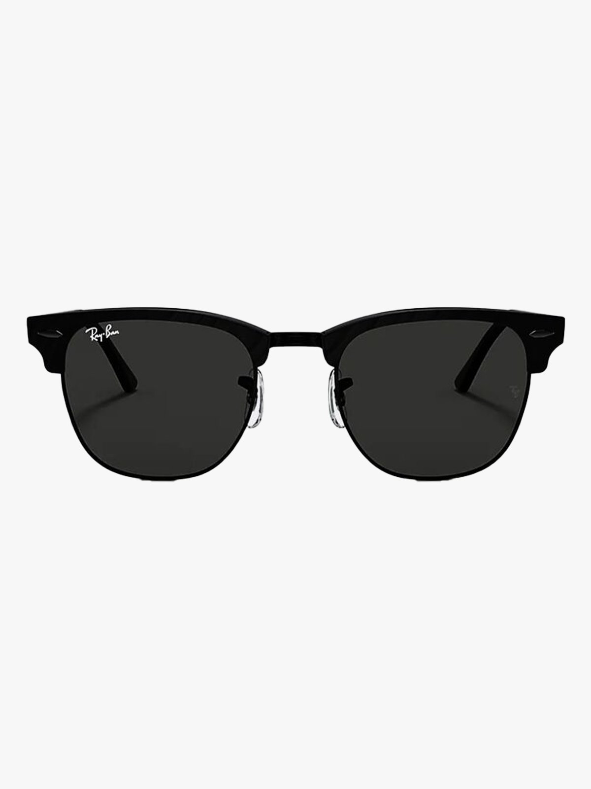 Ray-Ban Clubmaster Matte: Wrinkled Black / Dark Grey