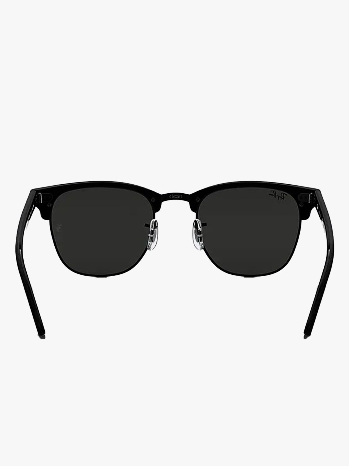 Ray-Ban Clubmaster Matte: Wrinkled Black / Dark Grey