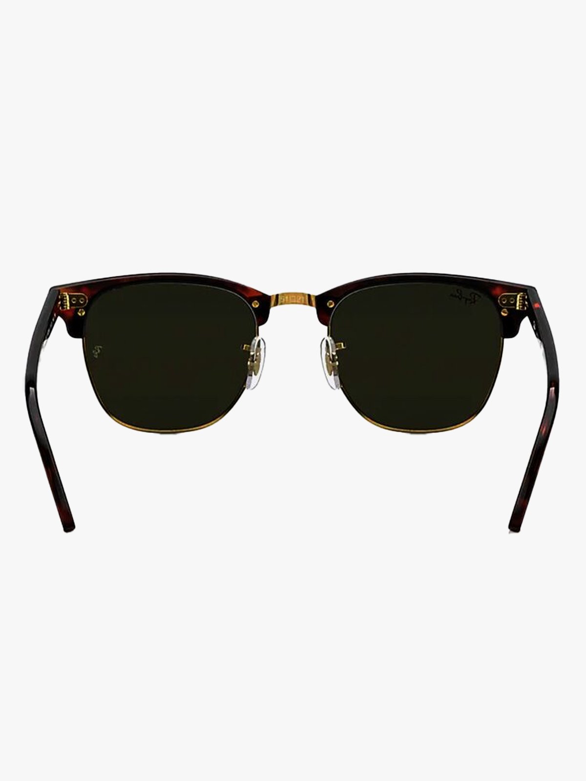 Ray-Ban Clubmaster Tortoise / Green Solid Color