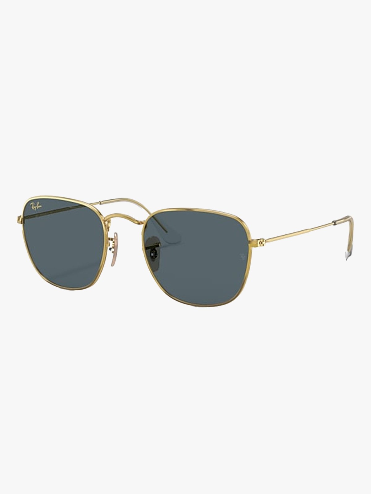 Ray-Ban Frank Frame: Polished Gold / Lenses: Blue