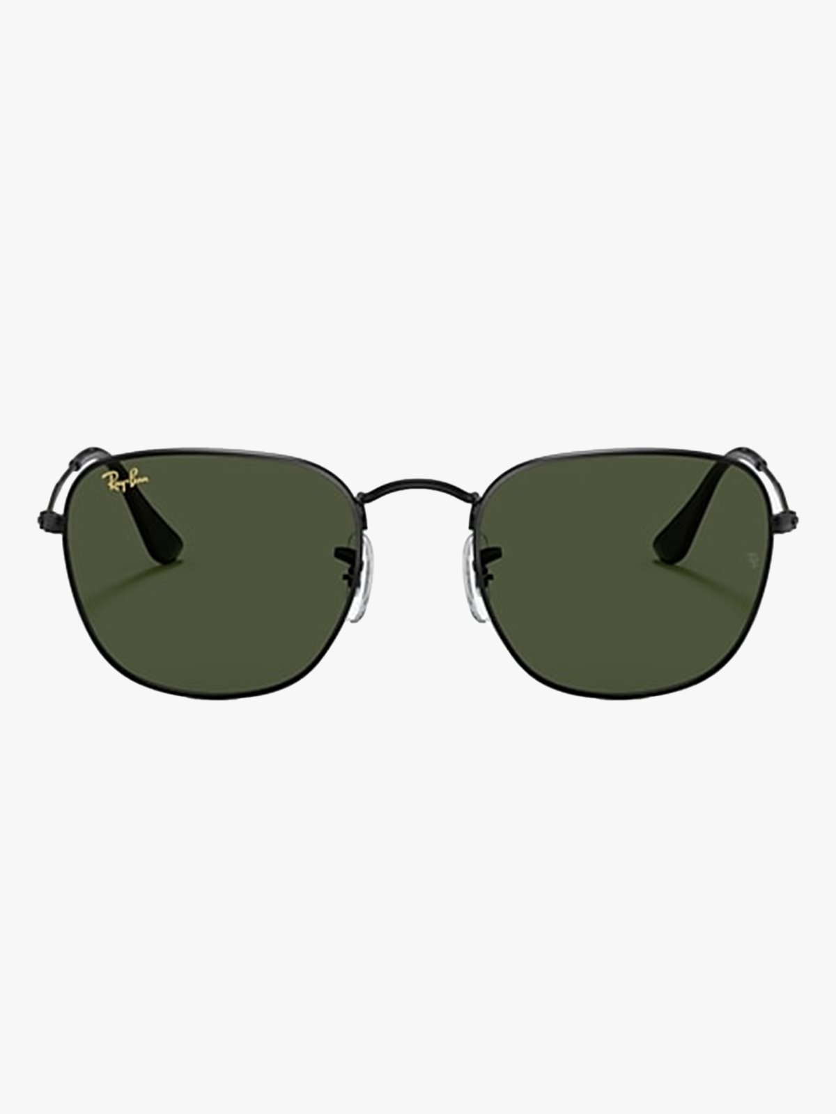Ray-Ban Frank Frame: Polished Black / Lenses: G-15 Green