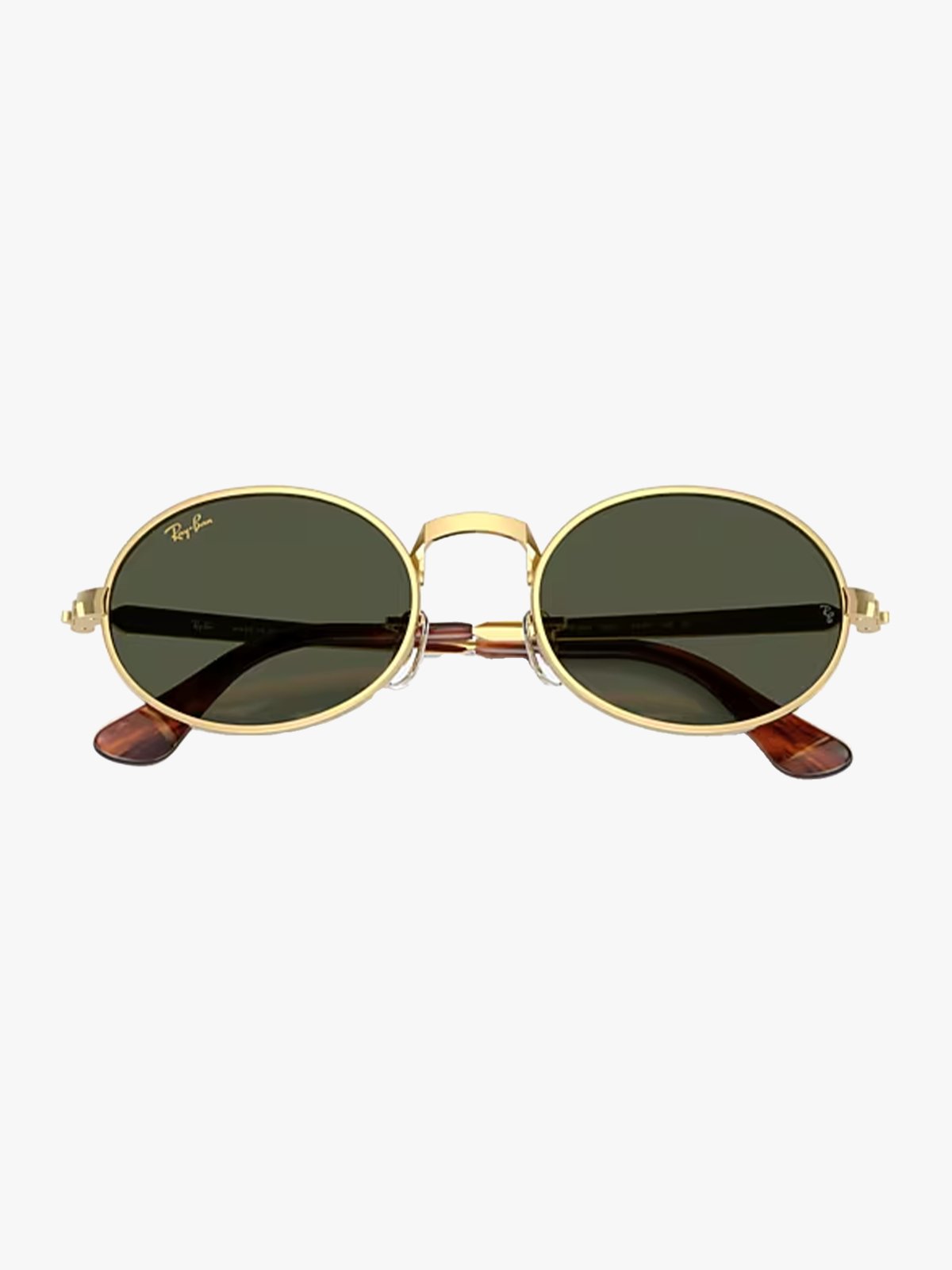 Ray-Ban 0RB3931 Frame: Polished Arista Gold / Lenses: Green