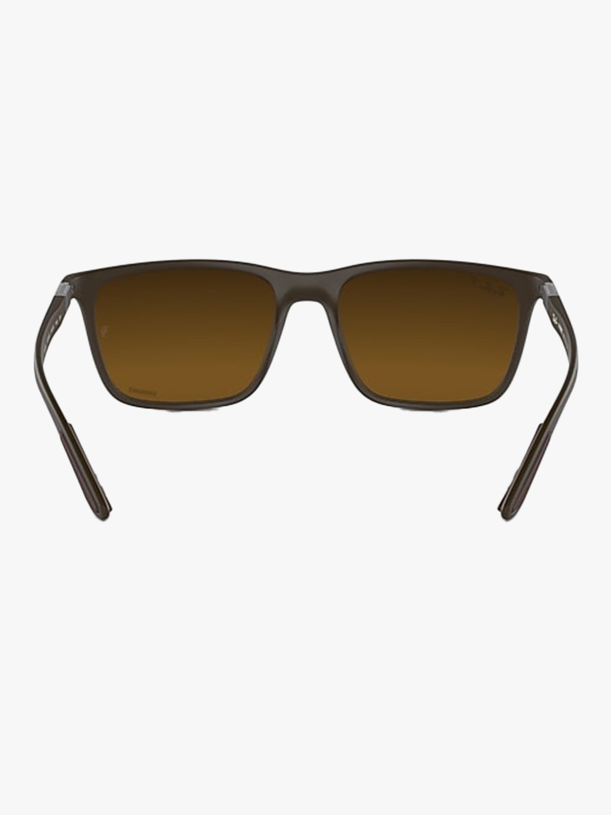 Ray-Ban 0RB4385 Frame: Matte Brown / Lenses: Brown, Gold Chromance