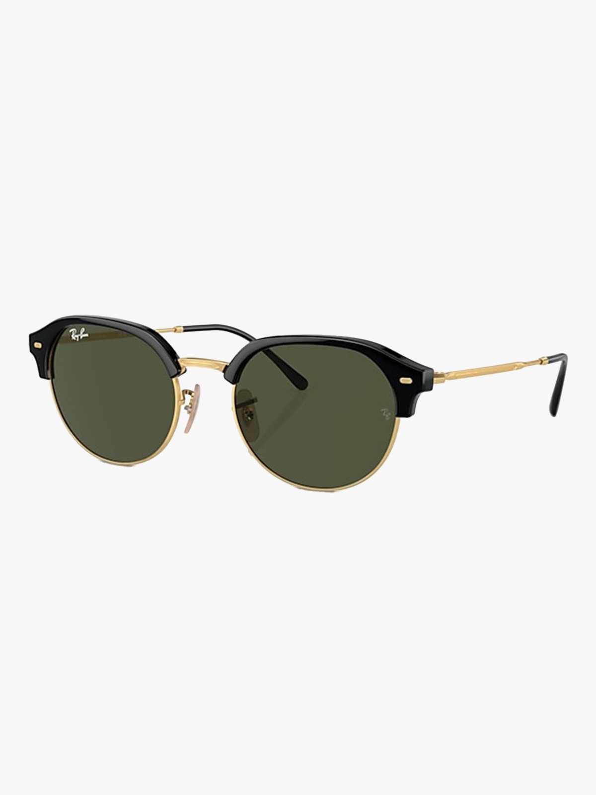 Ray-Ban 0RB4429 Frame: Polished Black On Gold / Lenses: Green