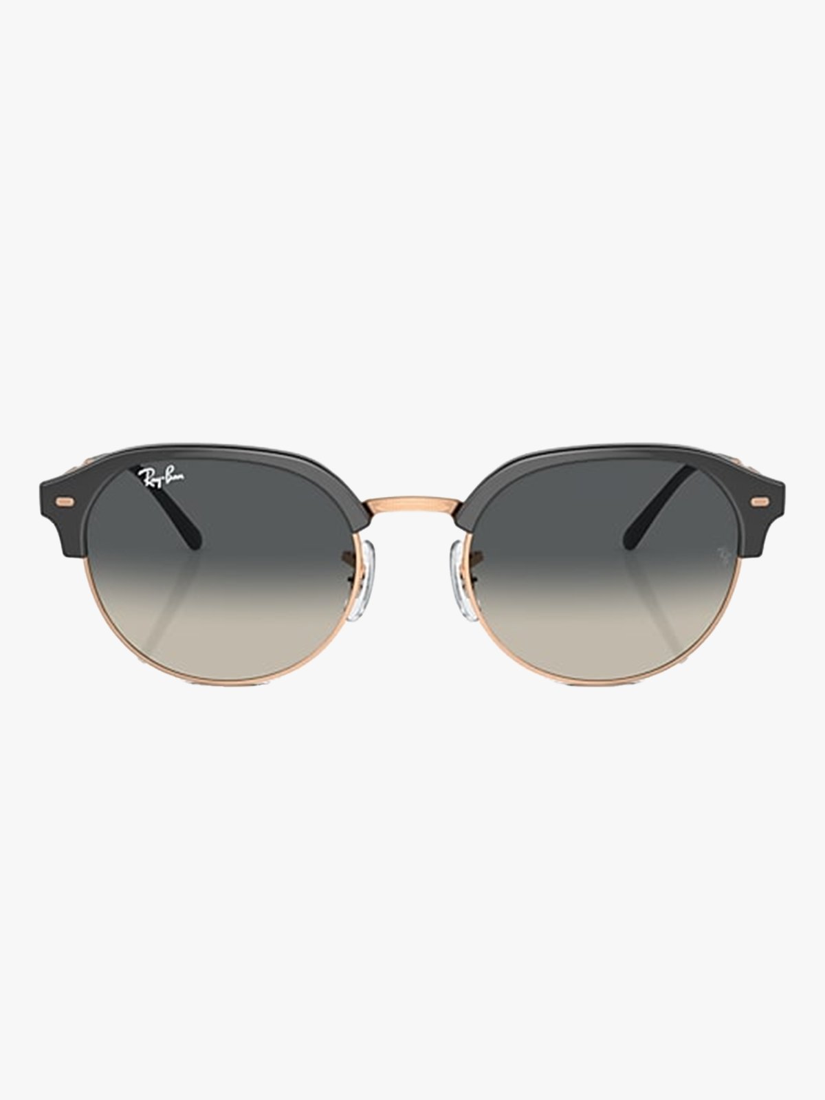 Ray-Ban 0RB4429 Frame: Polished Dark Grey On Rose Gold / Lenses: Grey