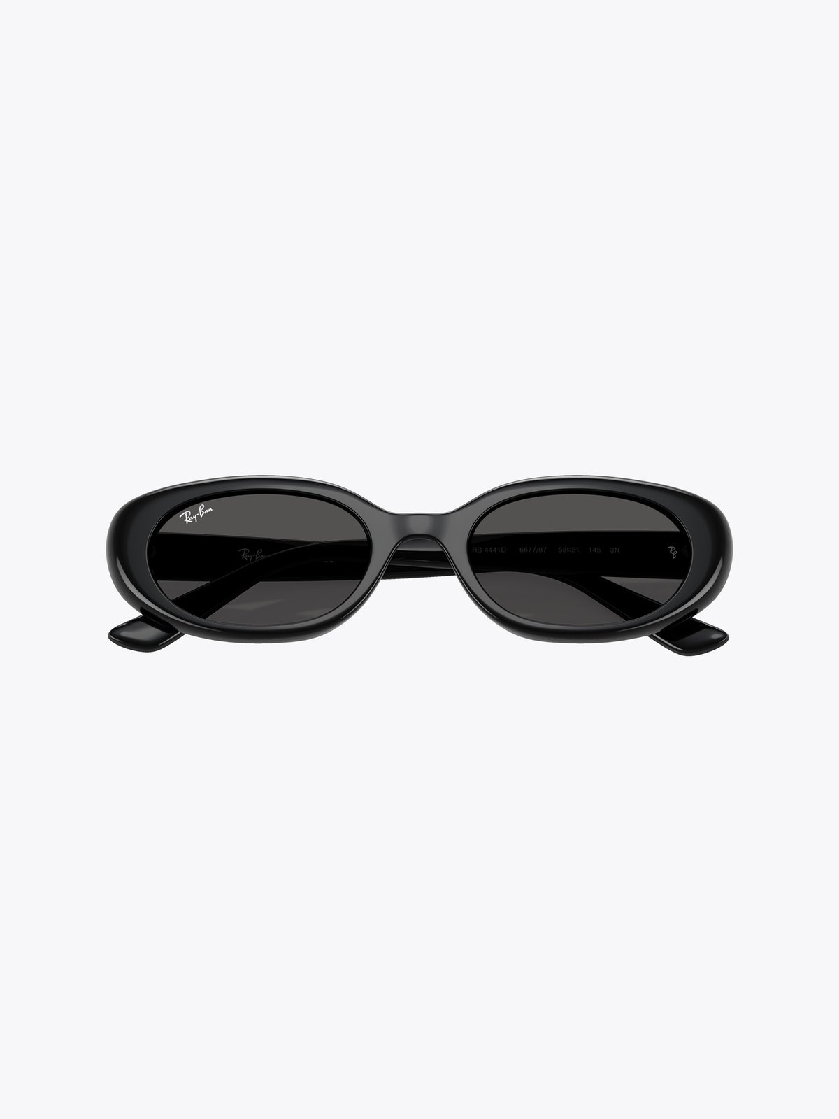 Ray-Ban 0RB4441D Ramme: Polished Black / Linser: Dark Grey