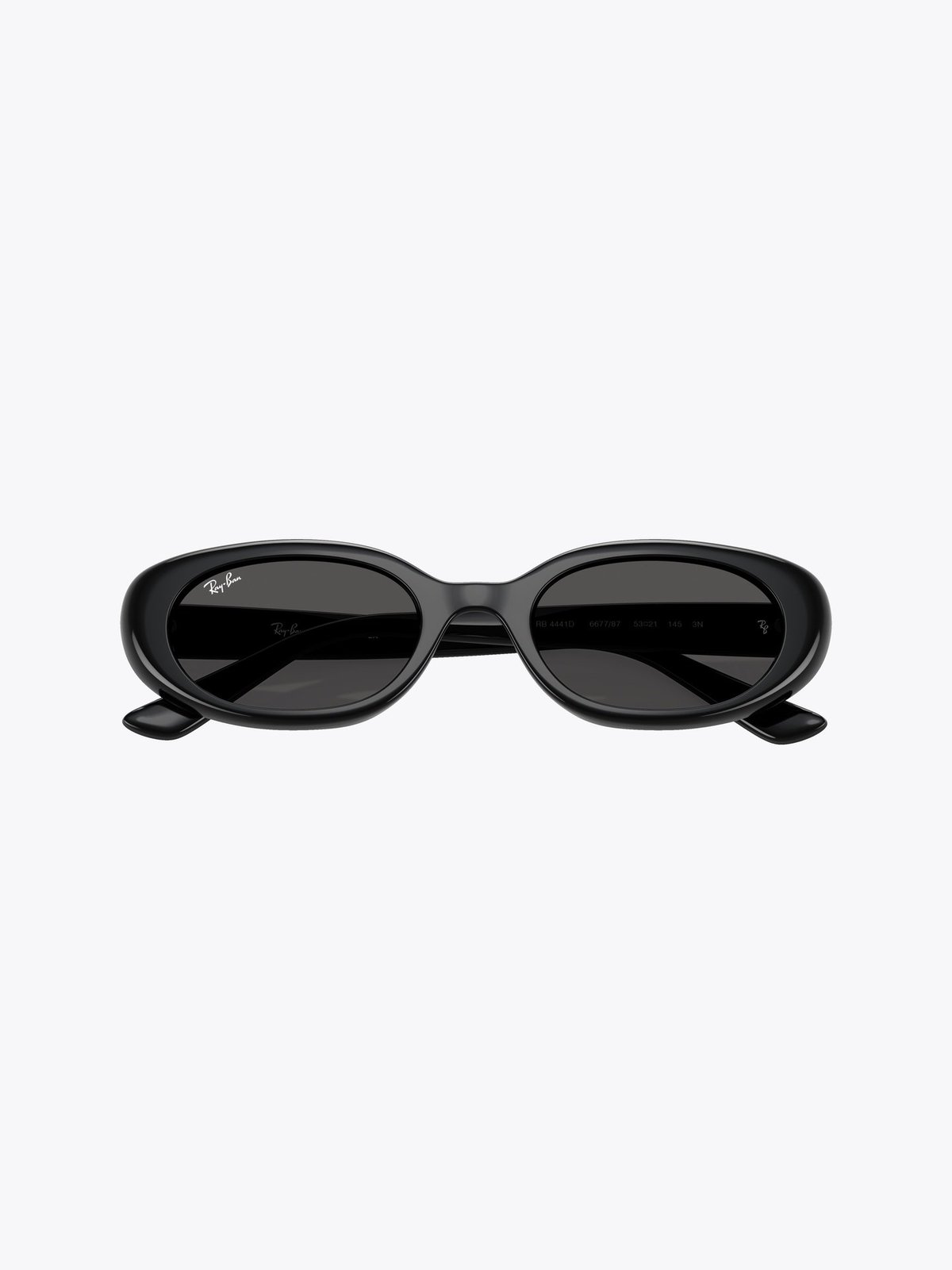 Ray-Ban 0RB4441D Ramme: Polished Black / Linser: Dark Grey