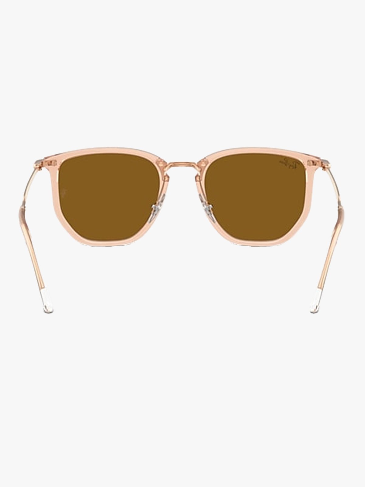 Ray-Ban 0RB4451 Frame: Polished Transparent Beige / Lenses: Brown